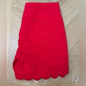 Isaac Mizrahi Vibrant Red Shorts